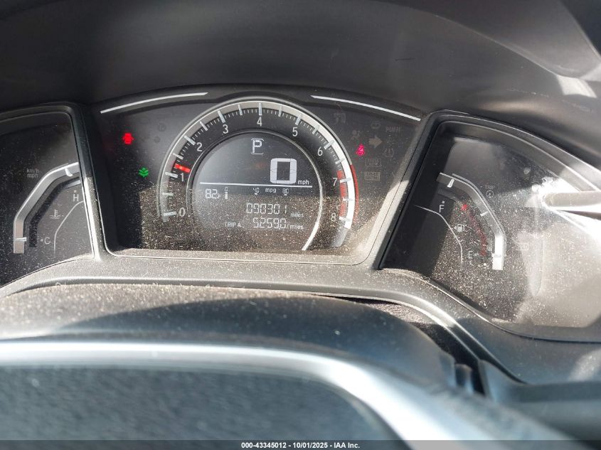 2017 Honda Civic Lx VIN: 19XFC2F52HE036159 Lot: 43345012