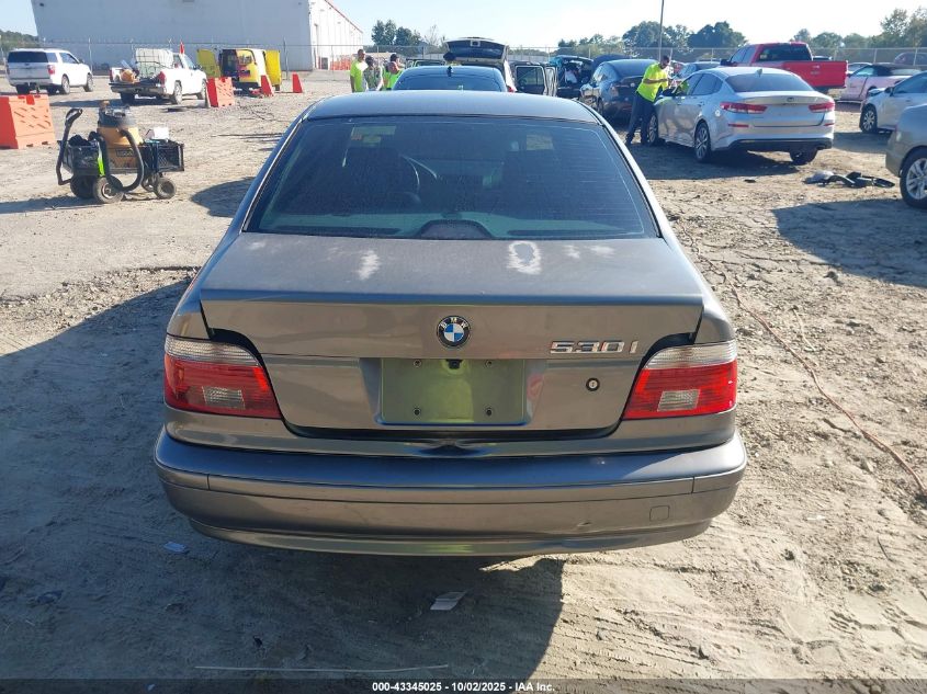 2003 BMW 530Ia VIN: WBADT63453CK45354 Lot: 43345025