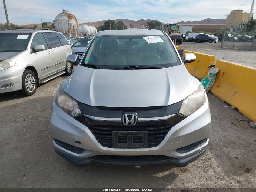 2016 Honda Hr-V Lx VIN: 3CZRU5H30GM705857 Lot: 43345041