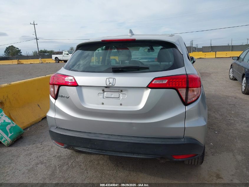 2016 Honda Hr-V Lx VIN: 3CZRU5H30GM705857 Lot: 43345041