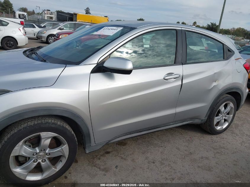 2016 Honda Hr-V Lx VIN: 3CZRU5H30GM705857 Lot: 43345041