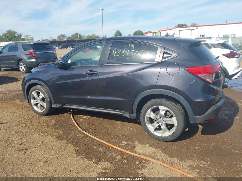 2016 Honda Hr-V Ex VIN: 3CZRU6H5XGM739246 Lot: 43345059