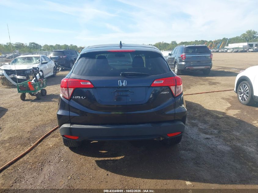 2016 Honda Hr-V Ex VIN: 3CZRU6H5XGM739246 Lot: 43345059
