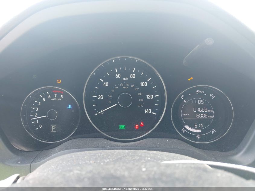 2016 Honda Hr-V Ex VIN: 3CZRU6H5XGM739246 Lot: 43345059