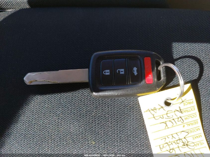 2016 Honda Civic Lx VIN: 2HGFC2F50GH512865 Lot: 43345092