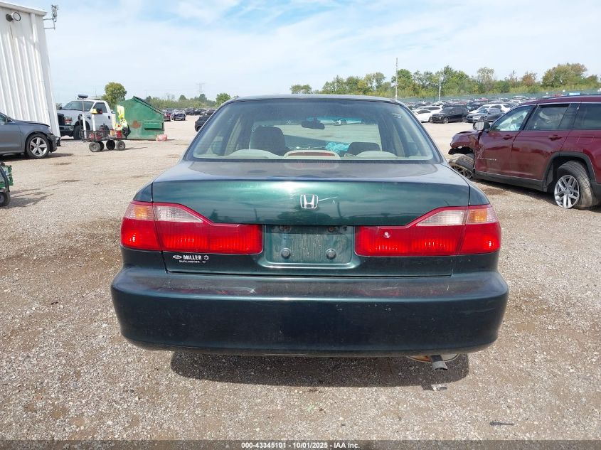 1999 Honda Accord Lx VIN: JHMCG5640XC011104 Lot: 43345101