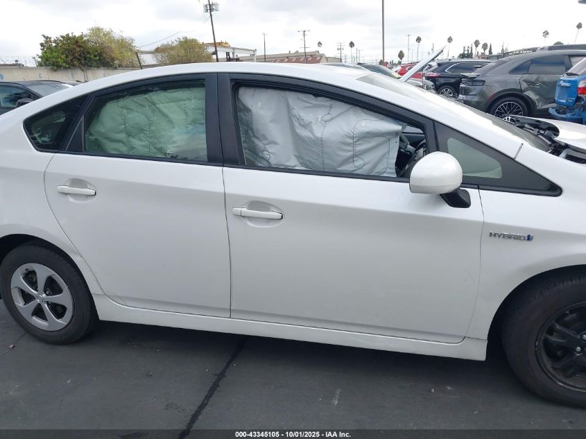 2014 Toyota Prius Three VIN: JTDKN3DU6E0375889 Lot: 43345105