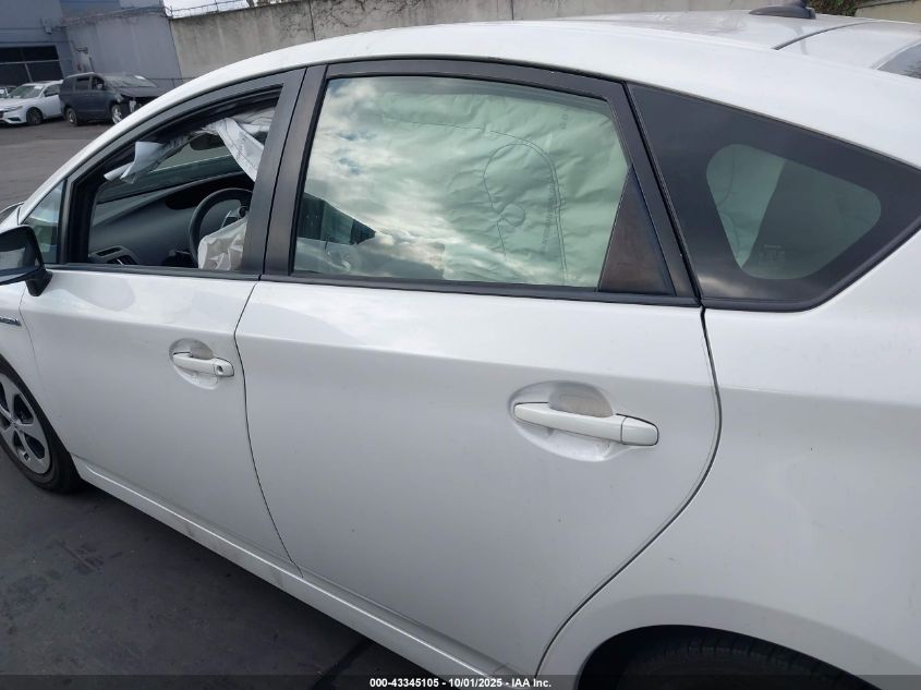 2014 Toyota Prius Three VIN: JTDKN3DU6E0375889 Lot: 43345105