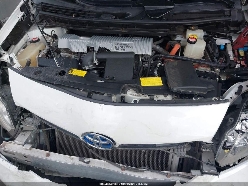 2014 Toyota Prius Three VIN: JTDKN3DU6E0375889 Lot: 43345105