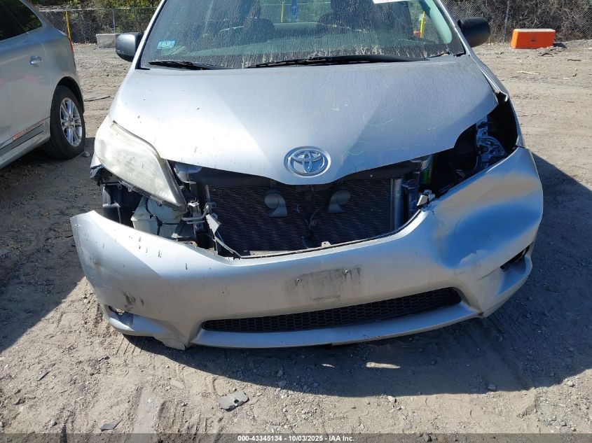 2015 Toyota Sienna L 7 Passenger VIN: 5TDZK3DC0FS554362 Lot: 43345134