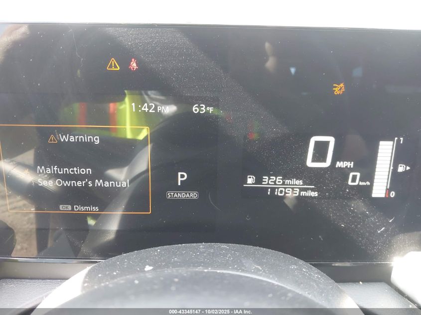 2025 Nissan Kicks Sv Intelligent Awd VIN: 3N8AP6CB8SL341737 Lot: 43345147