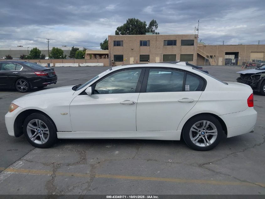 2008 BMW 328I VIN: WBAVC53538FZ89886 Lot: 43345171