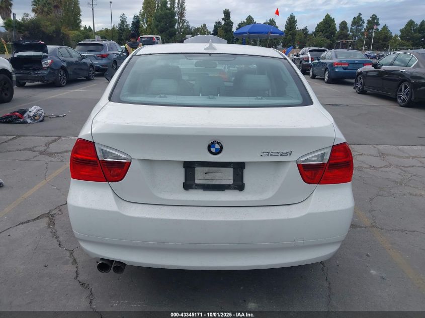 2008 BMW 328I VIN: WBAVC53538FZ89886 Lot: 43345171