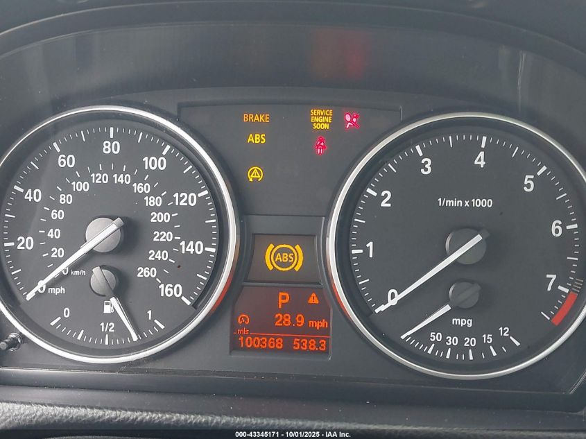 2008 BMW 328I VIN: WBAVC53538FZ89886 Lot: 43345171