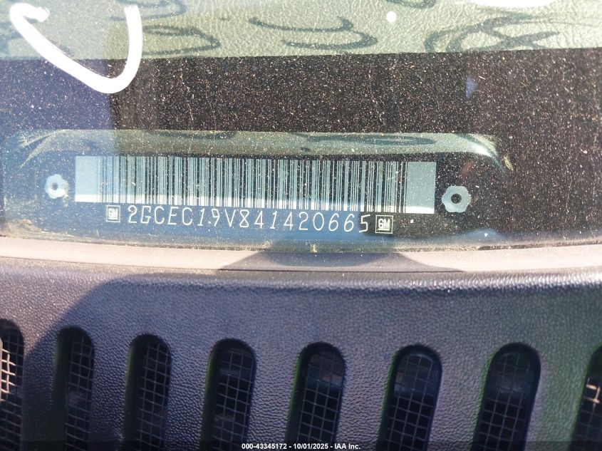 2004 Chevrolet Silverado 1500 Ls VIN: 2GCEC19V841420665 Lot: 43345172