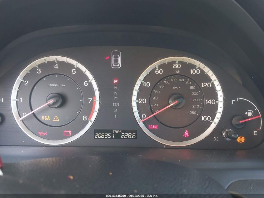 2009 Honda Accord 3.5 Ex-L VIN: 1HGCP36839A008397 Lot: 43345209