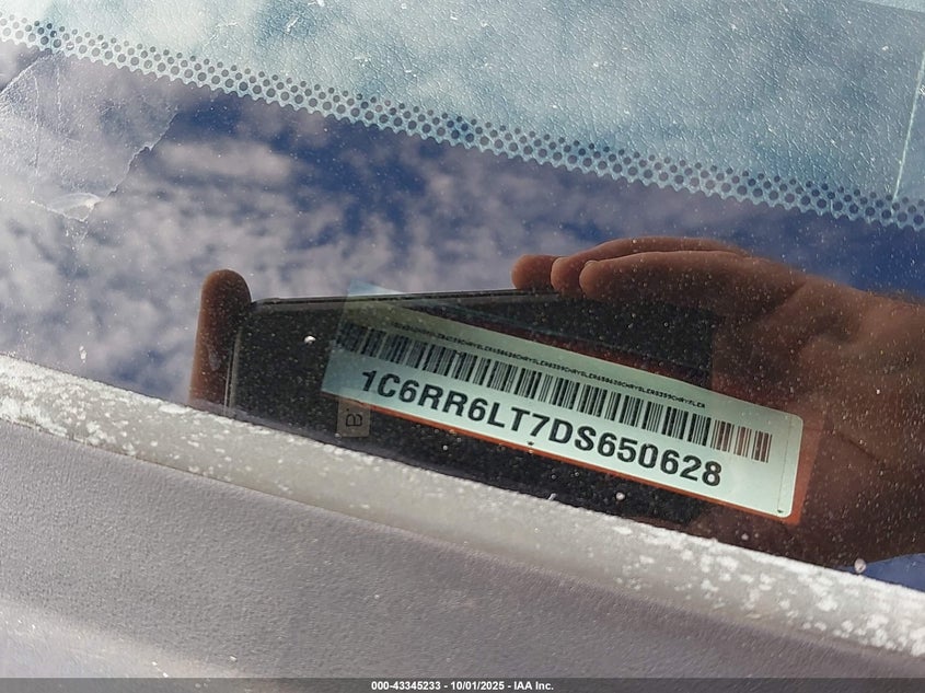 2013 RAM 1500 BIG HORN - 1C6RR6LT7DS650628