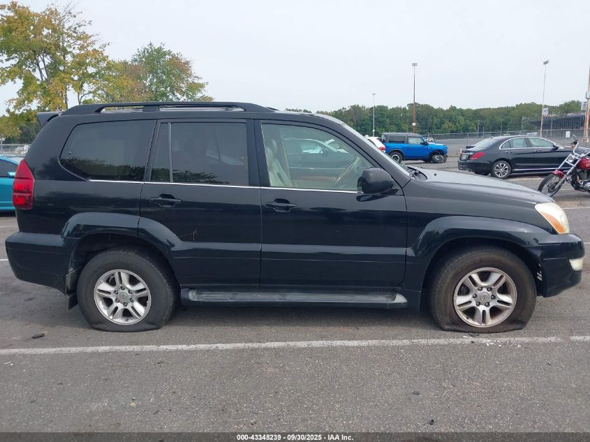 2003 Lexus Gx 470 VIN: JTJBT20X330014789 Lot: 43345239