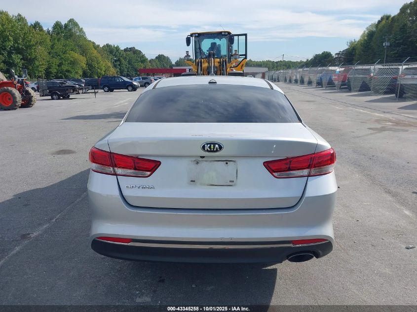 2016 Kia Optima Lx VIN: 5XXGT4L39GG006486 Lot: 43345258