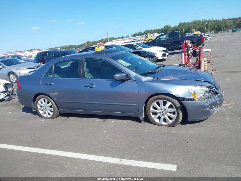 2007 Honda Accord 3.0 Ex VIN: 1HGCM66547A009281 Lot: 43345309