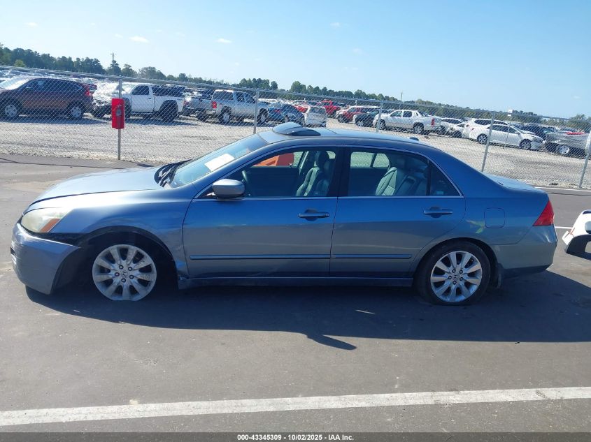 2007 Honda Accord 3.0 Ex VIN: 1HGCM66547A009281 Lot: 43345309