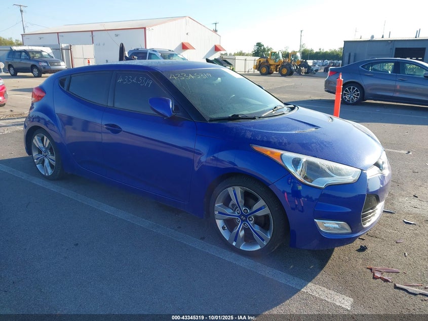 Vin: , lot: 43840033, hyundai veloster base w/black 2012 img_1