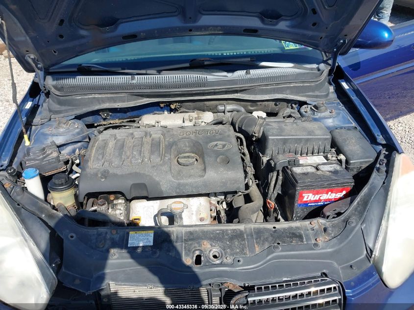 2009 Hyundai Accent Gls VIN: KMHCN46C39U334791 Lot: 43345336