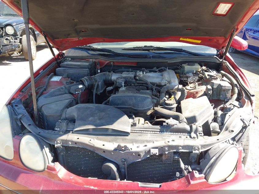 2000 Lexus Gs 300 VIN: JT8BD68S1Y0087522 Lot: 43345343