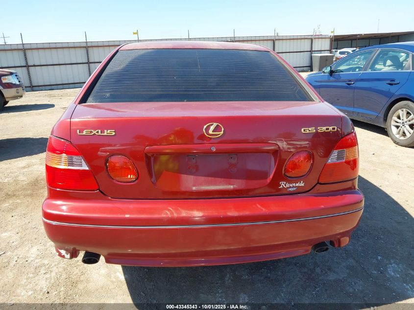 2000 Lexus Gs 300 VIN: JT8BD68S1Y0087522 Lot: 43345343
