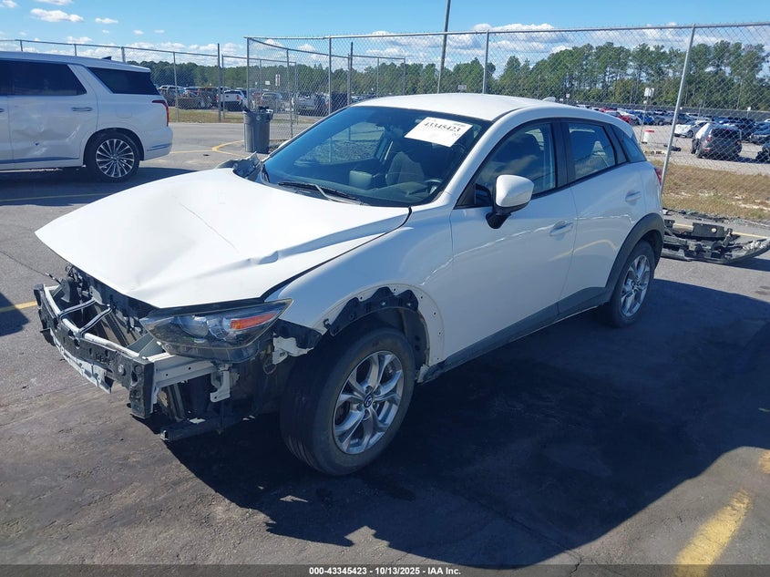 2017 Mazda Cx-3 2.0 Sport White Lot 111043345423 Vin JM1DKFB7XH0154915