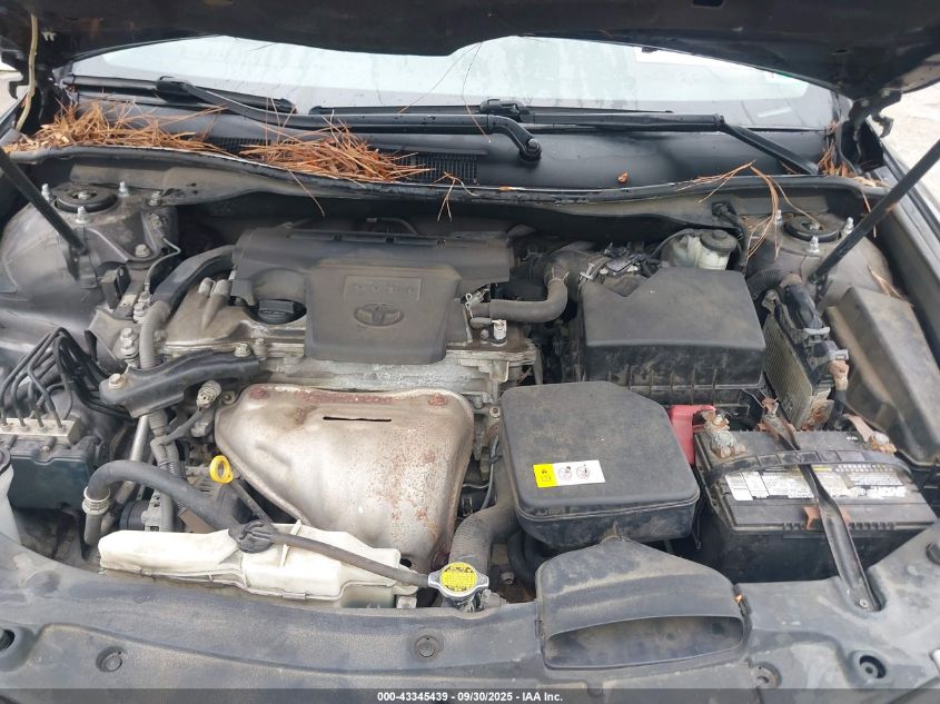 2012 Toyota Camry Le VIN: 4T1BF1FK3CU136041 Lot: 43345439