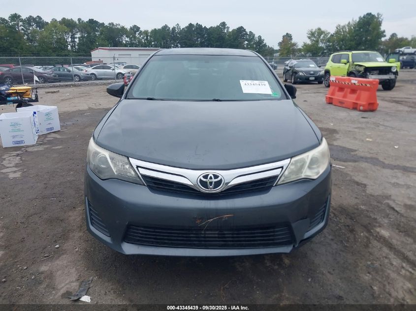 2012 Toyota Camry Le VIN: 4T1BF1FK3CU136041 Lot: 43345439
