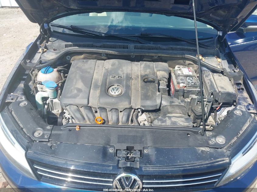 2013 Volkswagen Jetta 2.5L Se VIN: 3VWDX7AJ2DM351120 Lot: 43345448