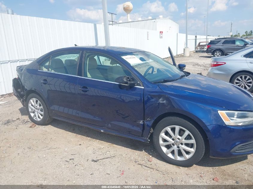 2013 Volkswagen Jetta 2.5L Se VIN: 3VWDX7AJ2DM351120 Lot: 43345448