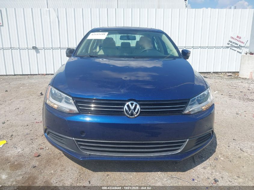 2013 Volkswagen Jetta 2.5L Se VIN: 3VWDX7AJ2DM351120 Lot: 43345448