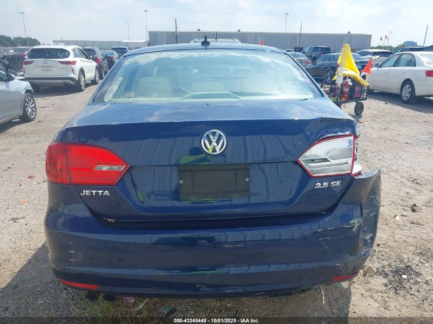 2013 Volkswagen Jetta 2.5L Se VIN: 3VWDX7AJ2DM351120 Lot: 43345448