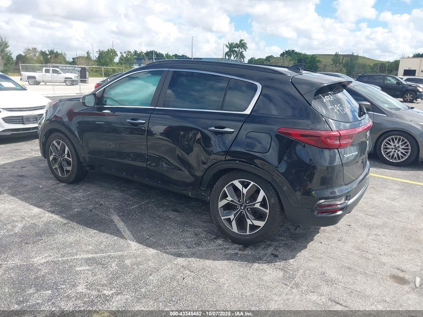VIN KNDPN3ACXN7950018 2022 KIA SPORTAGE EX