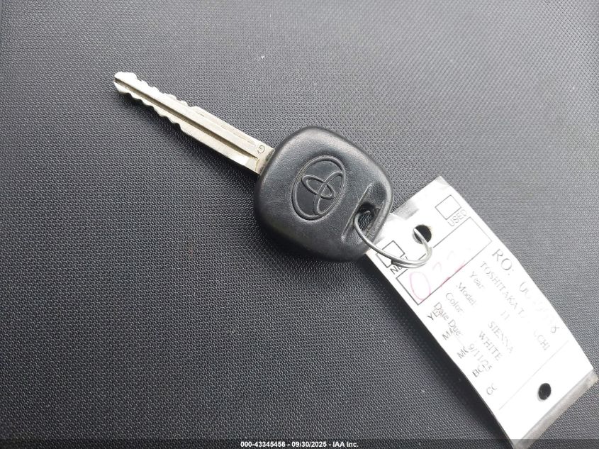 2011 Toyota Sienna Xle VIN: 5TDDK3DC3BS020227 Lot: 43345456