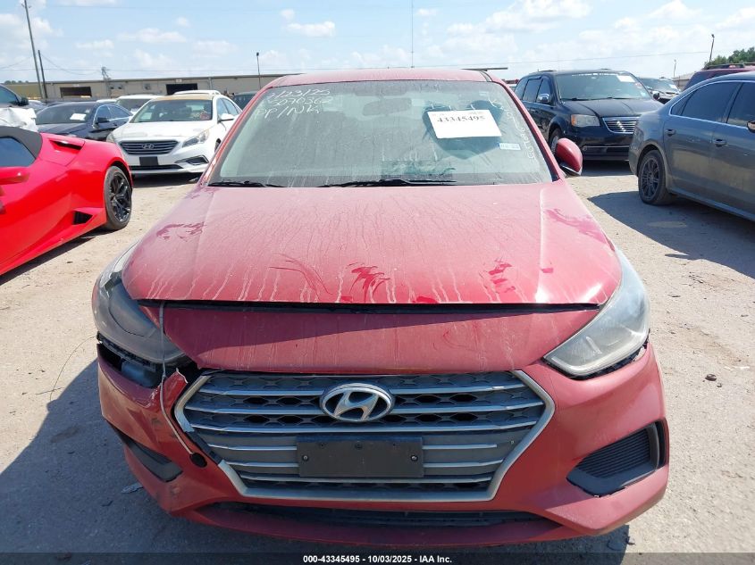 2019 Hyundai Accent Se VIN: 3KPC24A32KE076854 Lot: 43345495