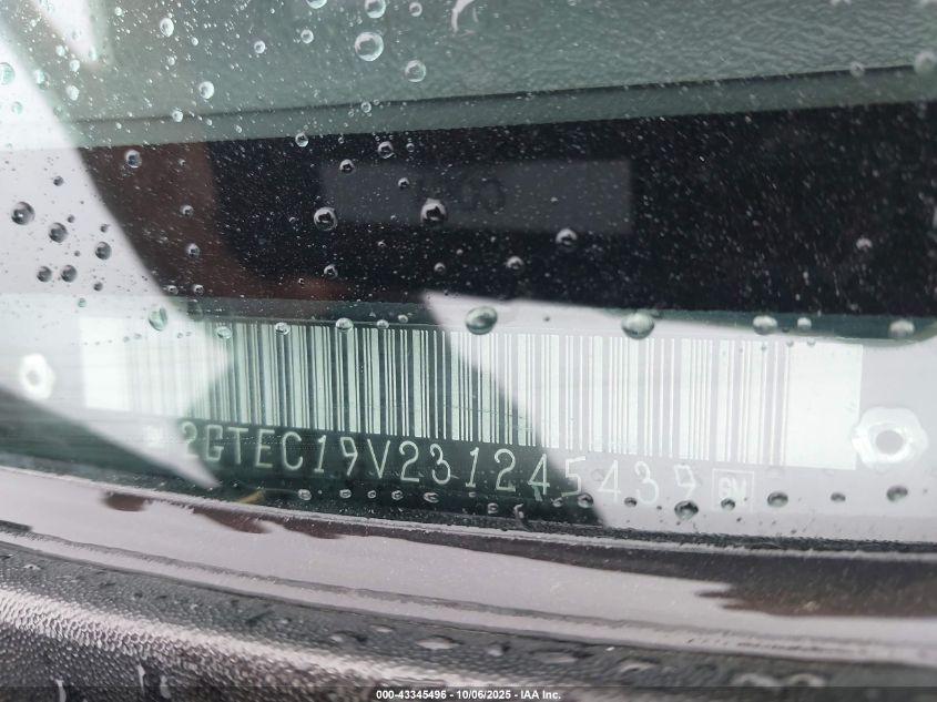 2003 GMC Sierra 1500 Sle VIN: 2GTEC19V231245439 Lot: 43345496