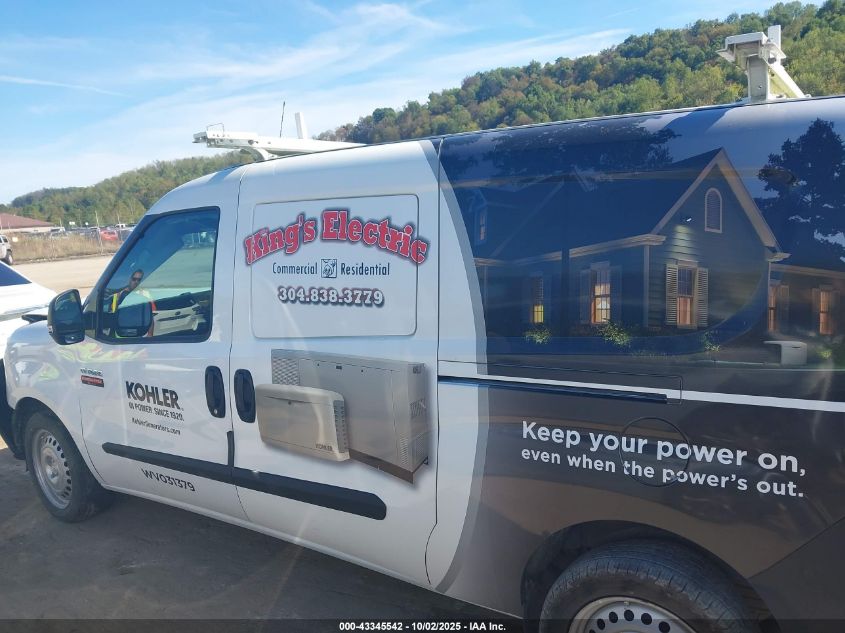 2021 Ram Promaster City Tradesman VIN: ZFBHRFAB1M6V34433 Lot: 43345542