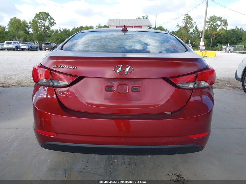 2016 HYUNDAI ELANTRA SE - 5NPDH4AE8GH751114