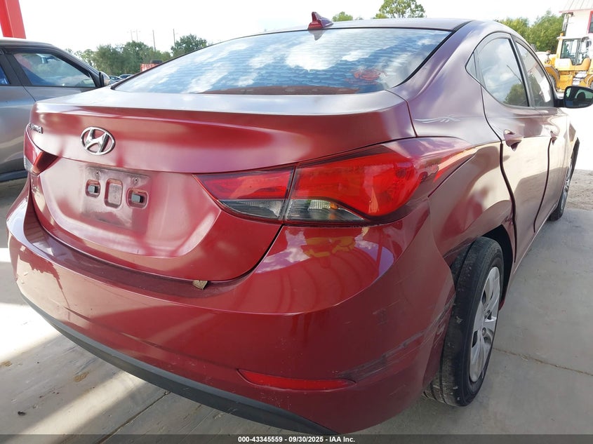 2016 HYUNDAI ELANTRA SE - 5NPDH4AE8GH751114
