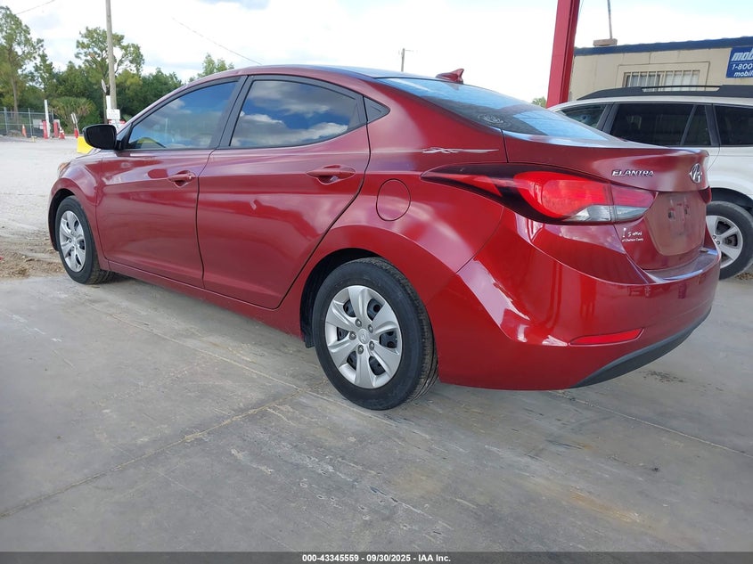 2016 HYUNDAI ELANTRA SE - 5NPDH4AE8GH751114