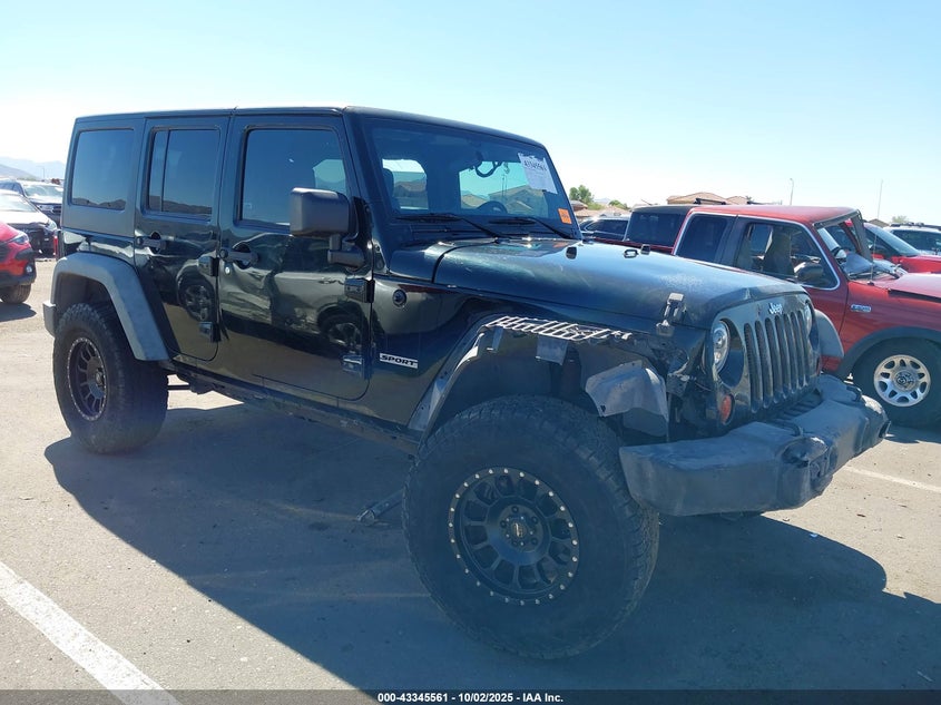 1C4BJWDG9CL201303 2012 Jeep Wrangler Unlimited Sport auction photo 1