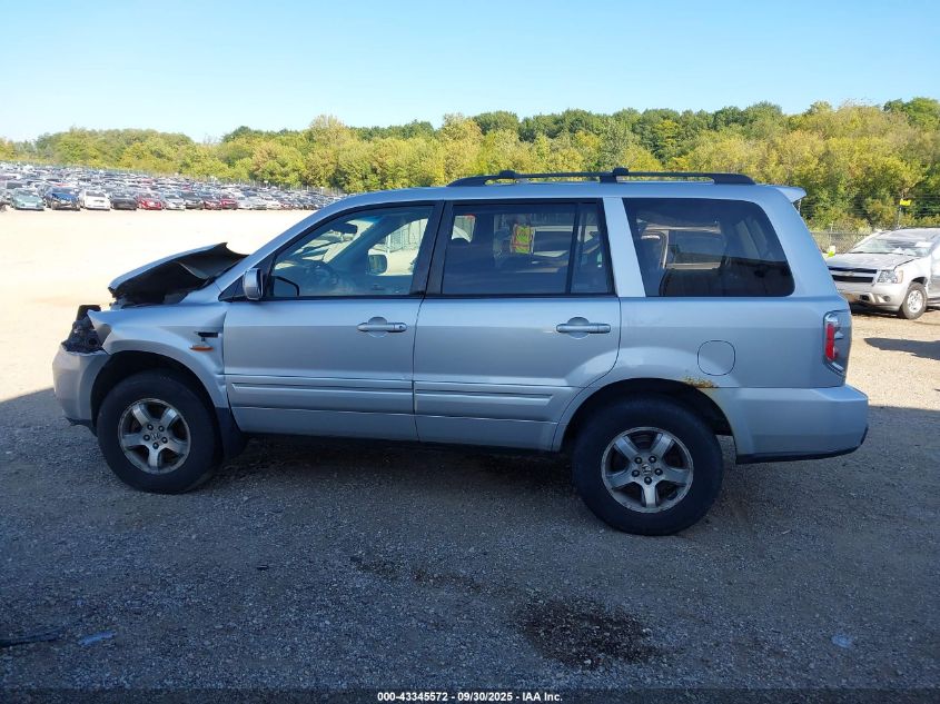2006 Honda Pilot Ex VIN: 2HKYF184X6H526159 Lot: 43345572