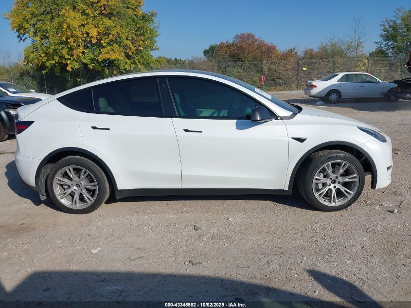 2021 Tesla Model Y Long Range Dual Motor All-Wheel Drive VIN: 5YJYGDEE6MF139180 Lot: 43345582