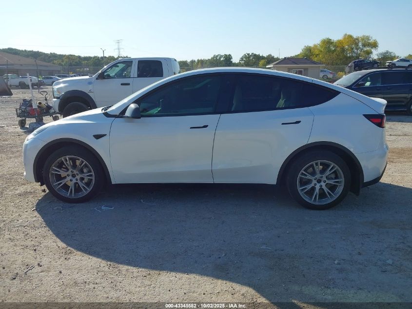 2021 Tesla Model Y Long Range Dual Motor All-Wheel Drive VIN: 5YJYGDEE6MF139180 Lot: 43345582