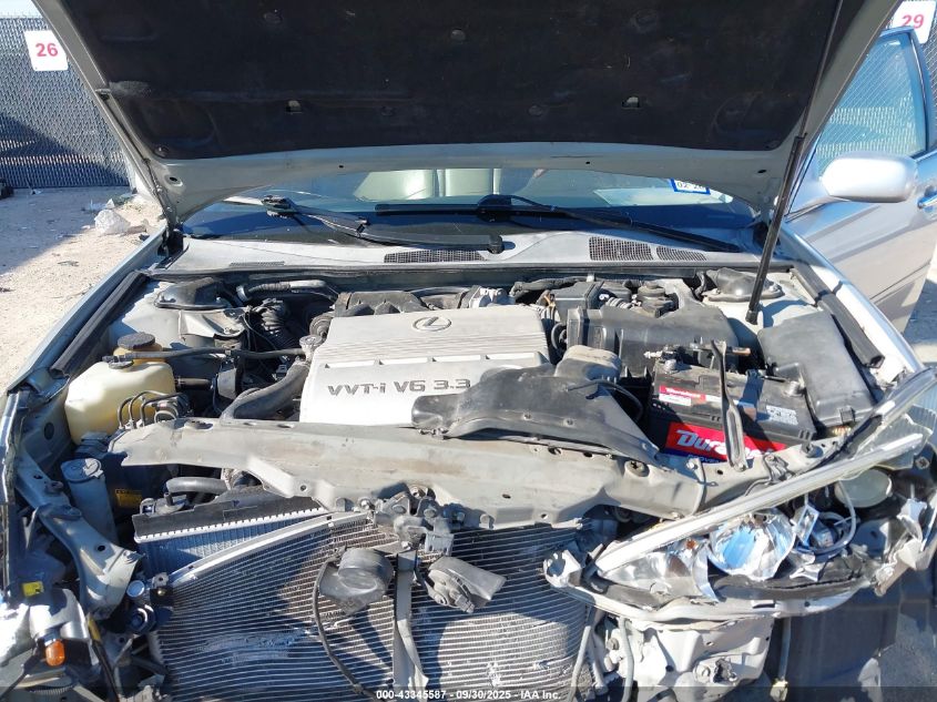 2004 Lexus Es 330 VIN: JTHBA30G940018988 Lot: 43345587