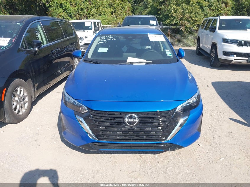 VIN 3N1AB8CV8SY374291 2025 NISSAN SENTRA SV